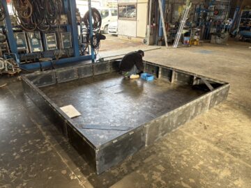 大型ドレンパン製作工事