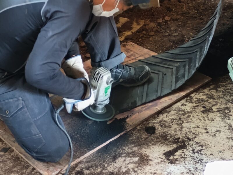 コンベアベルト 張替工事